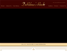 Tablet Screenshot of depalmaitaliancafe.com